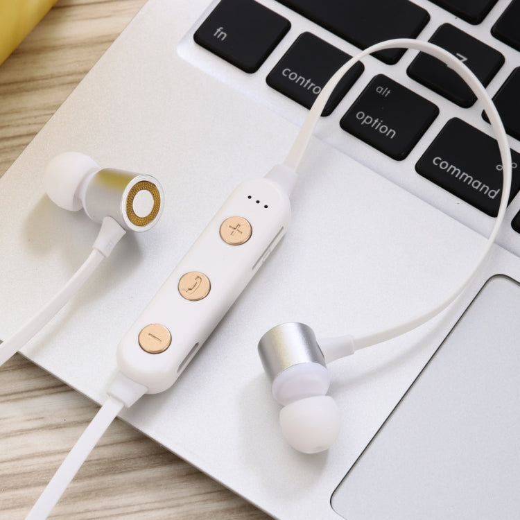 MG-G22 Portable Sports Magnetic Absorption Bluetooth V5.0 Bluetooth Headphones, Support TF Card