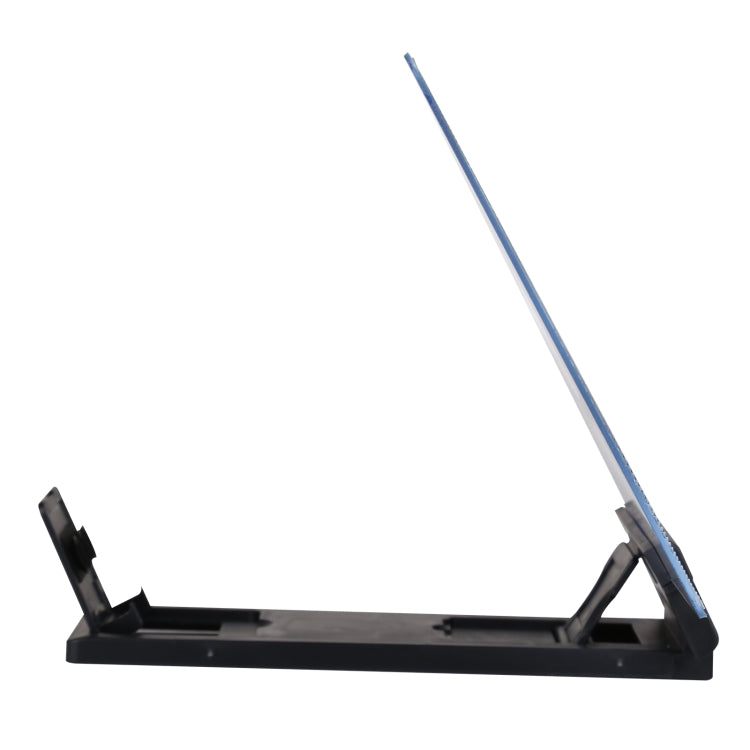 F6 12 inch Universal Foldable 3D Mobile Phone Screen Magnifier with Lazy Stand (Black)