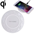 DC5V Input Diamond Qi Standard Fast Charging Wireless Charger, Cable Length: 1m, DC5V, DC5V Black