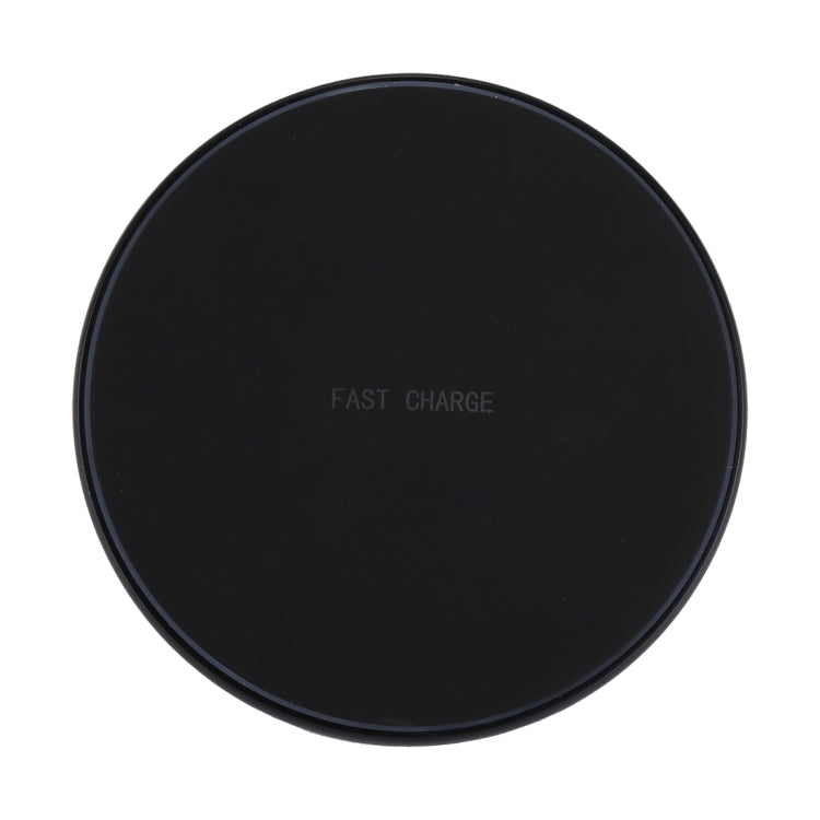 DC 9V 1.67A / 5V 1A Universal Round Shape Qi Standard Fast Wireless Charger with Indicator Light, Round Shape