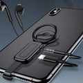 LXS08 8 Pin to 8 Pin + 3.5mm Audio Plug Ring Holder Fast Charging Adapter, 8 Pin + 3.5mm