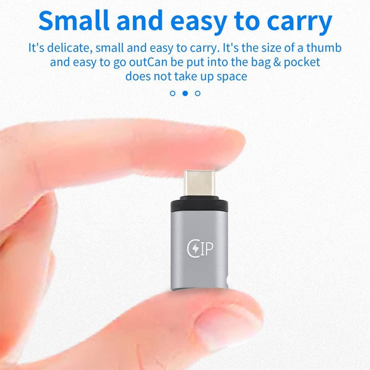 USB-C / Type-C Male to 8 Pin Female Charging Adapter, Support Data Transmission, 8 Pin Female