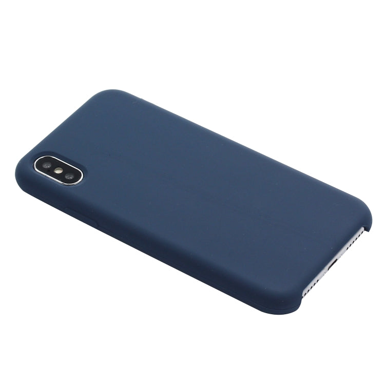 For iPhone XS Max Four Corners Full Coverage Liquid Silicone Protective Case Back Cover, For XS Max, For XS Plus, XS Max