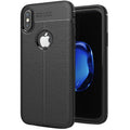 For iPhone X / XS Litchi Texture TPU Protective Back Cover Case, For X