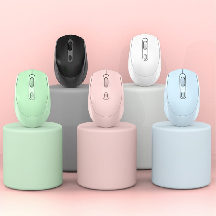 M107 4-buttons 1600 DPI 2.4GHz Wireless Mouse, Battery Version (White)