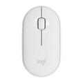 Logitech Pebble Cobblestone Shape Thin 3-keys 1000DPI Mute Wireless Bluetooth Optical Mouse, Wireless Range: 10m