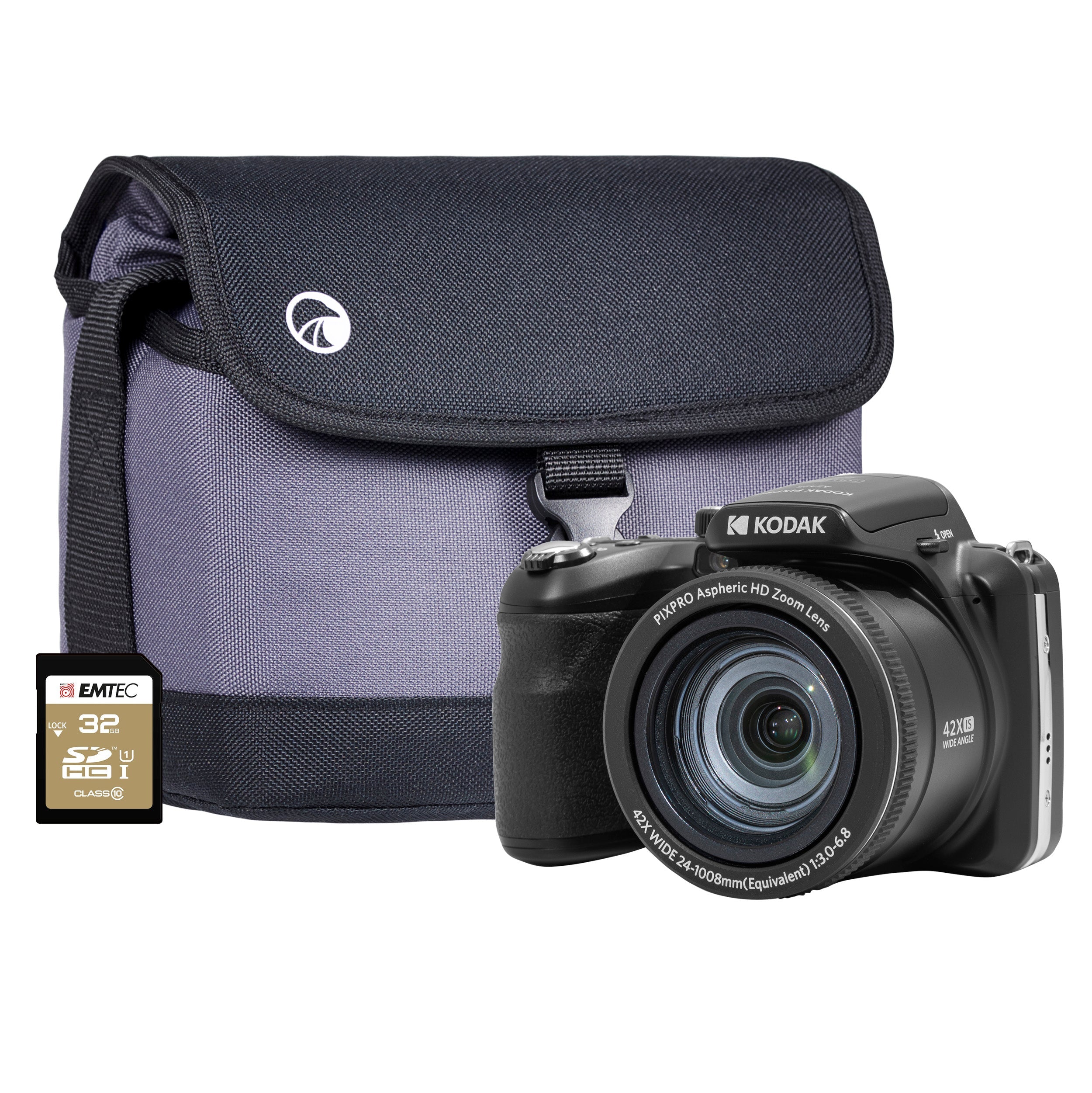 Kodak PIXPRO AZ425 Astro 20MP 42x Zoom Bridge Camera - Black