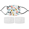 Kids Cute Mermaids Face Mask