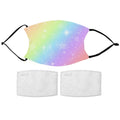 Kids Sparkle Rainbow Face Mask