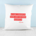 Kind People (Red) Cushion Cover