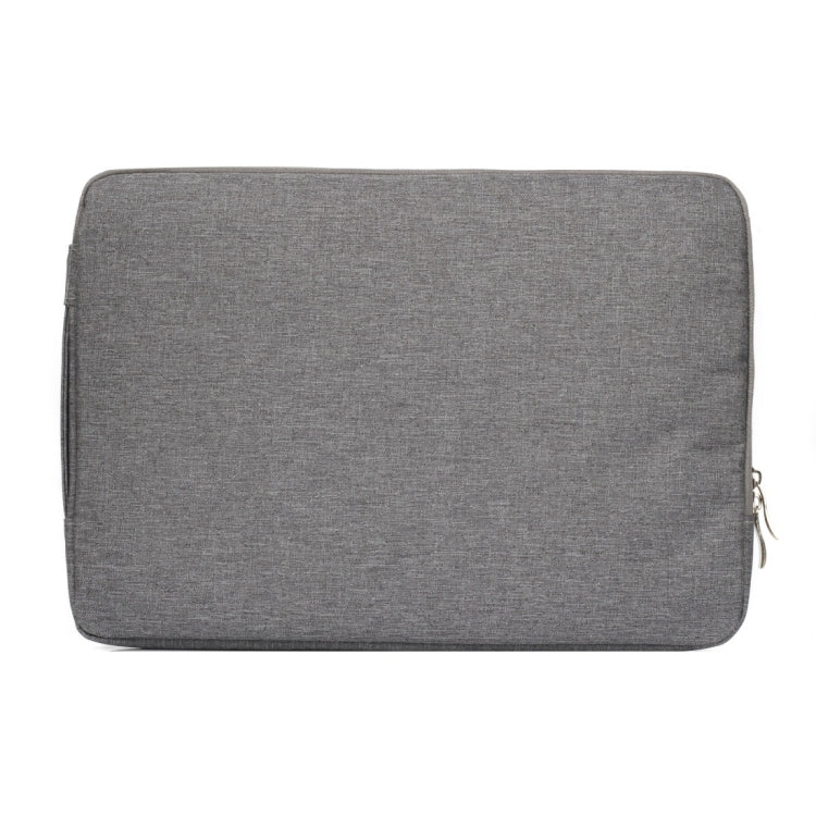 15.4 inch Universal Fashion Soft Laptop Denim Bags Portable Zipper Notebook Laptop Case Pouch for MacBook Air / Pro, Lenovo and other Laptops, Size: 39.2x28.5x2cm, 15.4 inch Grey, 15.4 inch Dark Blue, 15.4 inch Black
