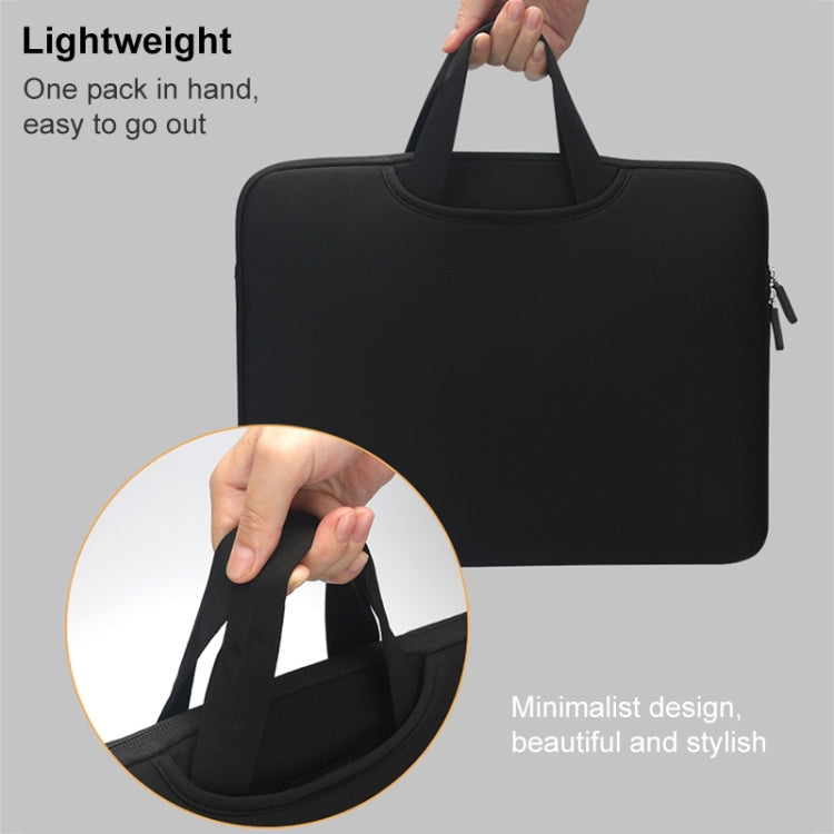 13.3 inch Portable Air Permeable Handheld Sleeve Bag for MacBook Air / Pro, Lenovo and other Laptops, Size: 34x25.5x2.5cm, 13.3 inch Magenta, 13.3 inch Grey, 13.3 inch Green, 13.3 inch Pink, 13.3 inch Black