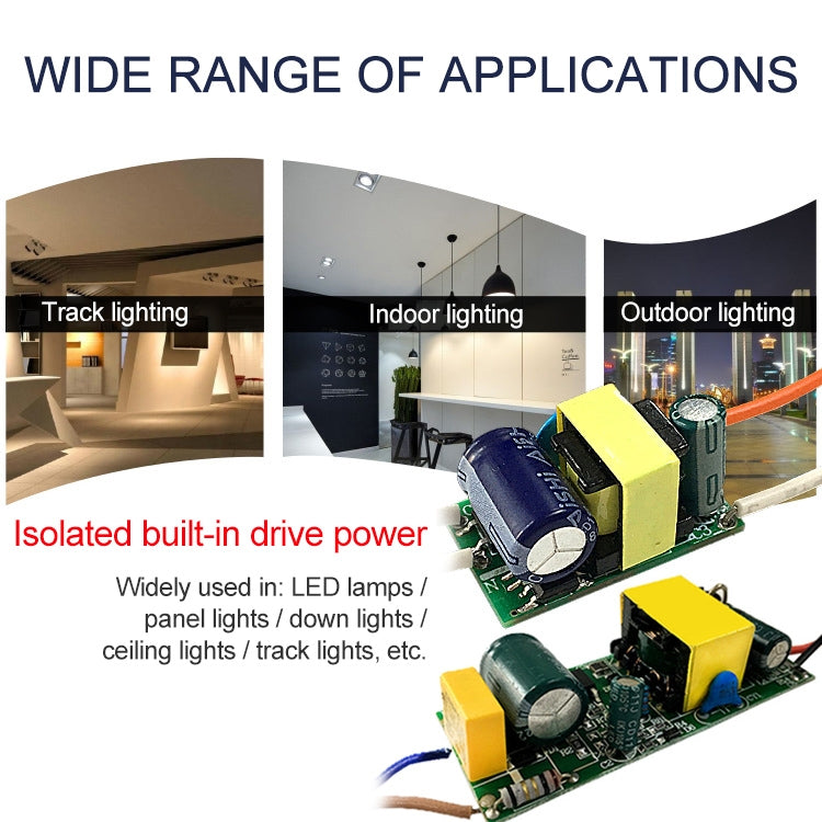 12-18W LED Driver Adapter Isolated Power Supply AC 85-265V to DC 36-65V