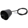 E27 Lamp Holder DIY Ceiling Chandelier Light Bulbs Screw Silicone Base Socket, Cable Length: 1m, E27 Black