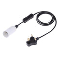 E14 Wire Cap Switch Lamp Holder Chandelier Power Socket with 1.2m Extension Cable, AU Plug, Small UK Plug, 1.2m, EU Plug, 1.5m, US Plug, 1.5m, Big UK Plug, 1.5m, AU Plug, 1.2m