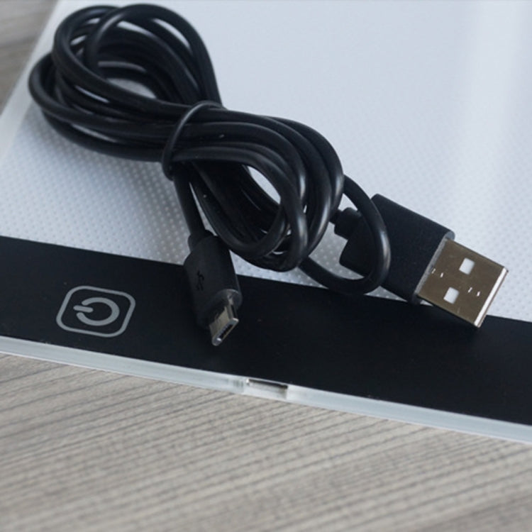Ultra-thin A4 Size Portable USB LED Artcraft Tracing Light Box Copy Board Brightness Control for Artists Drawing Sketching Animation and X-ray Viewing