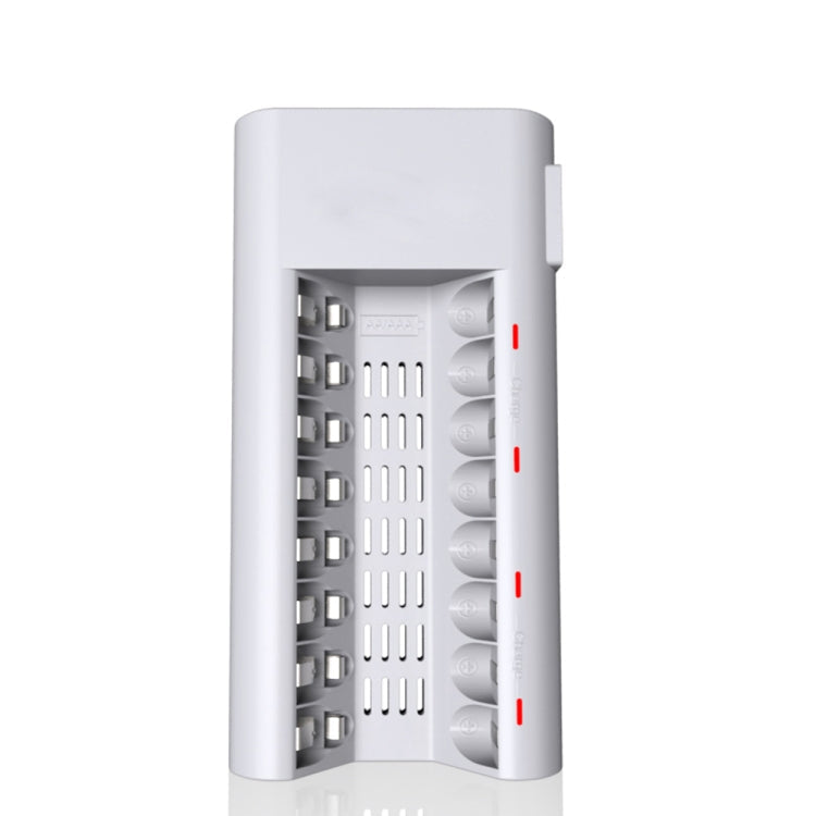 100-240V 8 Slot Battery Charger for AA & AAA Battery, UK Plug