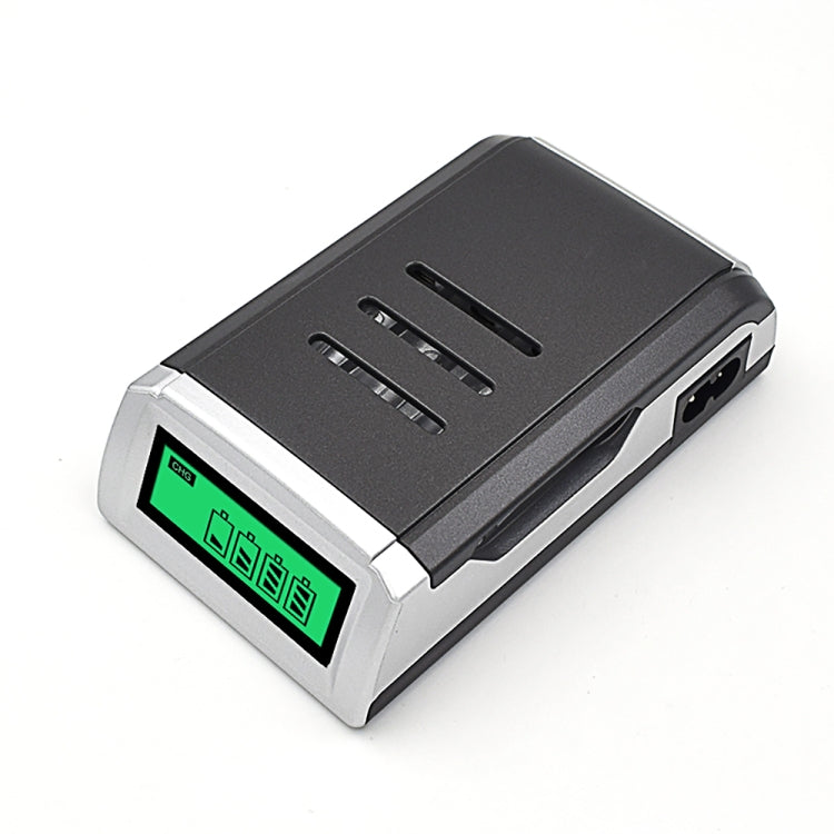 AC 100-240V 4 Slot Battery Charger for AA & AAA Battery, with LCD Display, AU Plug