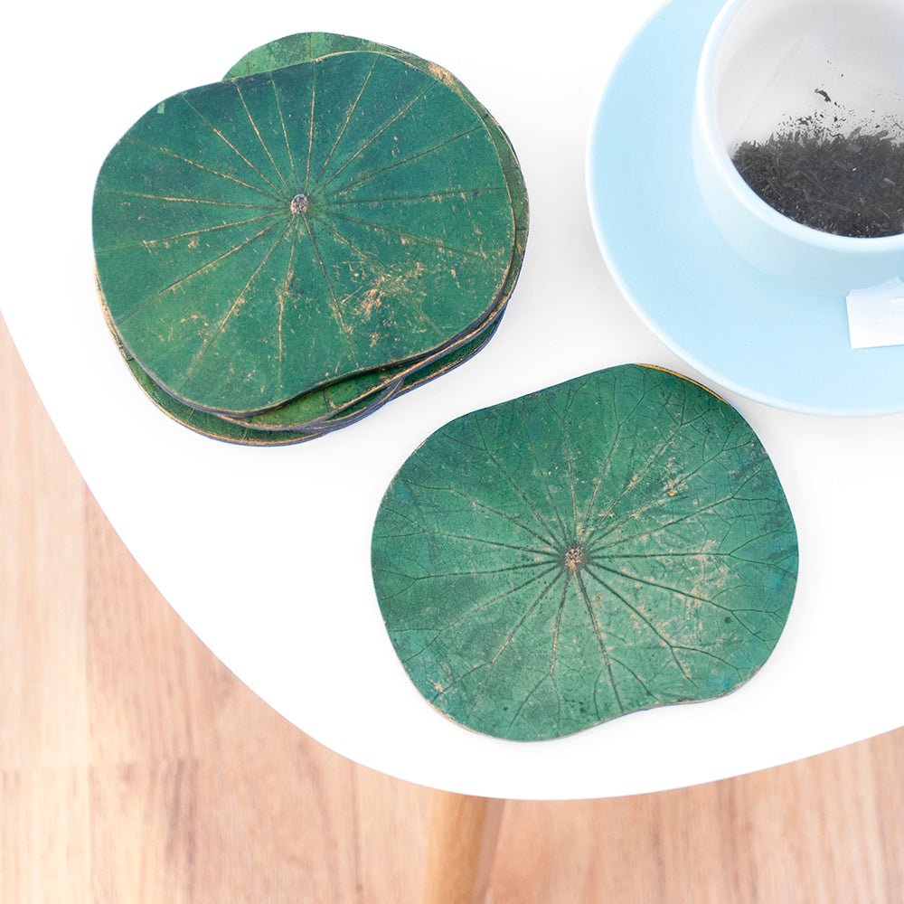 Lotus Leaf Coaster Set