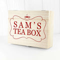 Love Chai' Tea Box With Name