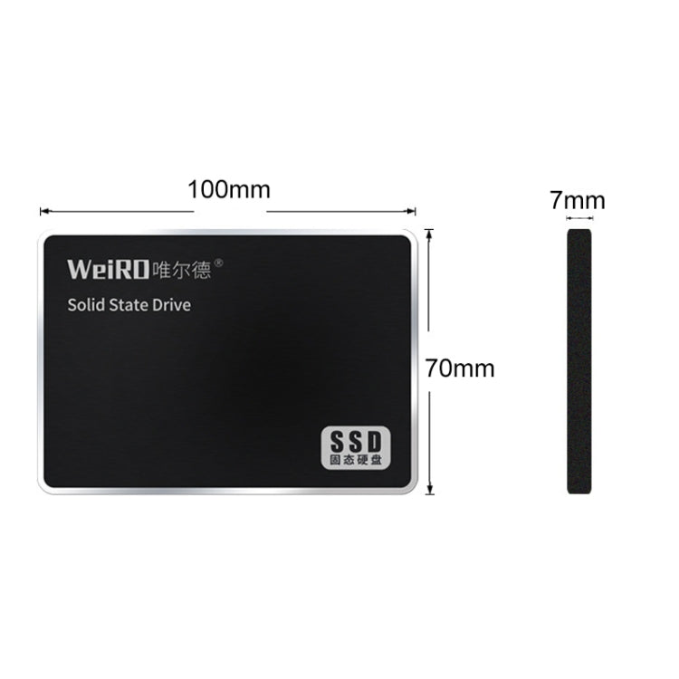 WEIRD S500 240GB 2.5 inch SATA3.0 Solid State Drive for Laptop, Desktop, 240GB