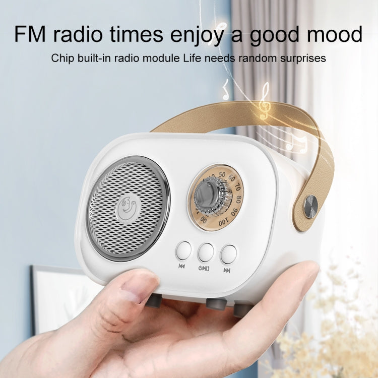 C20 Plus Multifunctional Karaoke Bluetooth Speaker With Microphone (Beige)
