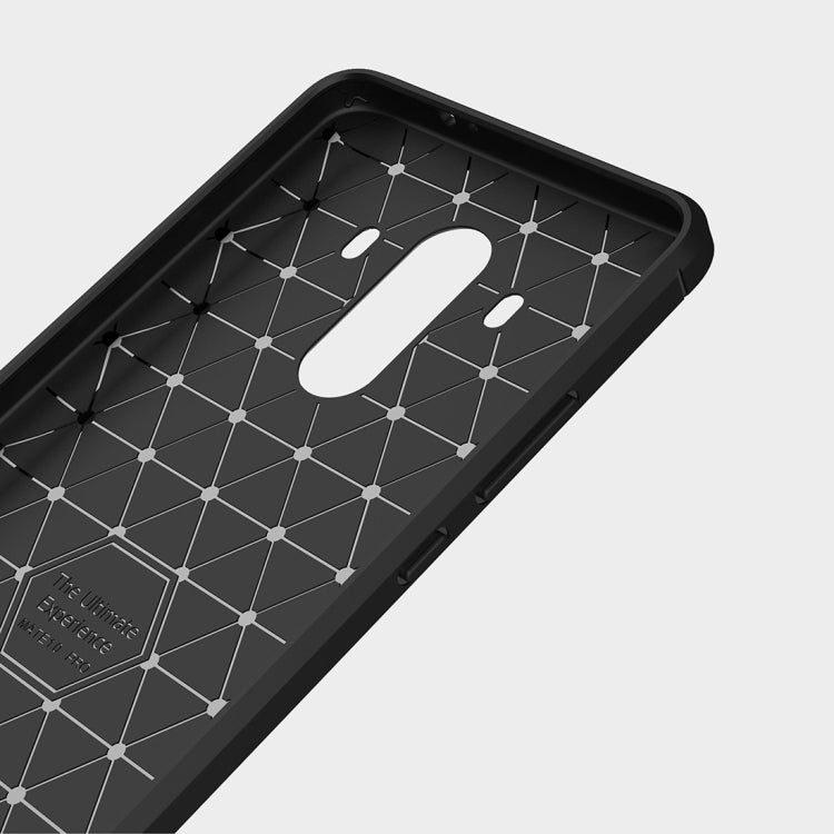 For Huawei  Mate 10 Pro Brushed Texture Carbon Fiber Shockproof TPU Rugged Armor Protective Case , For Huawei Mate 10 Pro, For Mate 10 Pro