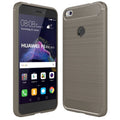 For Huawei  P8 Lite (2017) Brushed Carbon Fiber Texture Shockproof TPU Protective Case, Huawei P8 Lite (2017)