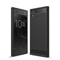 For Sony Xperia XA1 Ultra Brushed Texture Carbon Fiber Shockproof TPU Rugged Armor Protective Case, For Sony Xperia XA1 Ultra, Sony Xperia XA1 Ultra