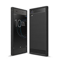 For Sony Xperia XA1 Brushed Texture Carbon Fiber Shockproof TPU Rugged Armor Protective Case, For Sony Xperia XA1, Sony Xperia XA1