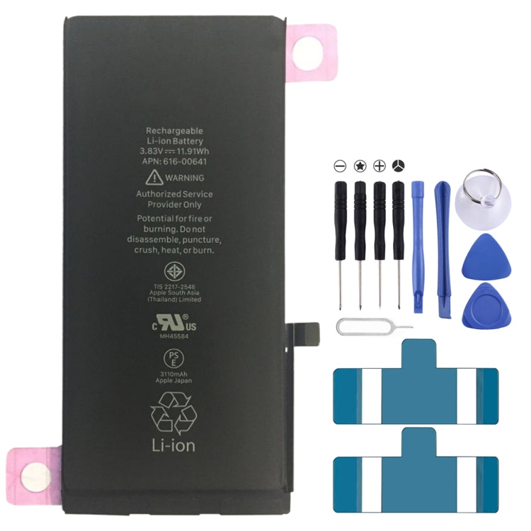 3110mAh Li-ion Battery for iPhone 11, For iPhone 11