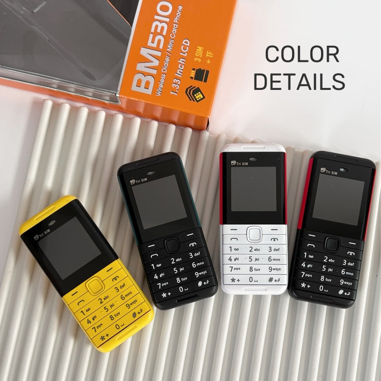 1.33 inch, MTK6261D, 21 Keys, Support Bluetooth, FM, Magic Sound, Auto Call Record, GSM, Triple SIM, Russian Key