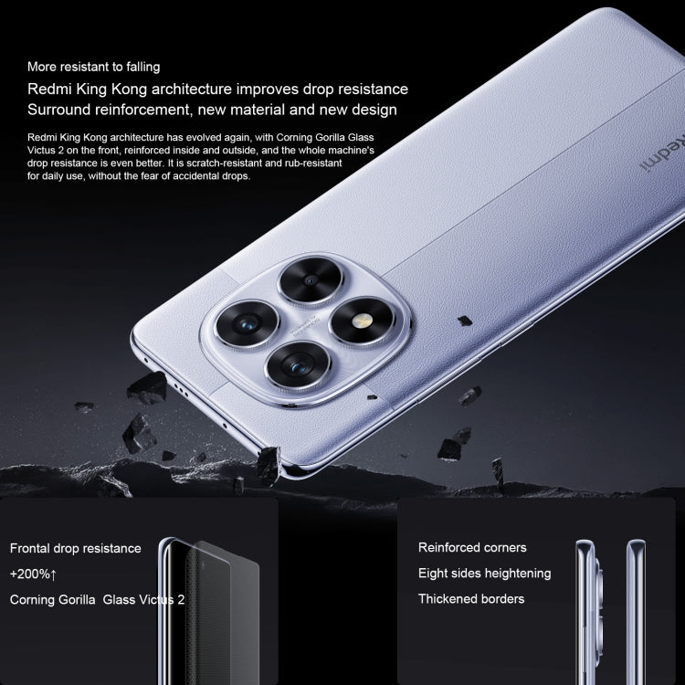 Xiaomi Redmi Note 14 Pro, 12GB+256GB, 6.67 inch Xiaomi HyperOS Mediatek Dimensity 7300-Ultra Octa Core, NFC, Network: 5G (Purple)