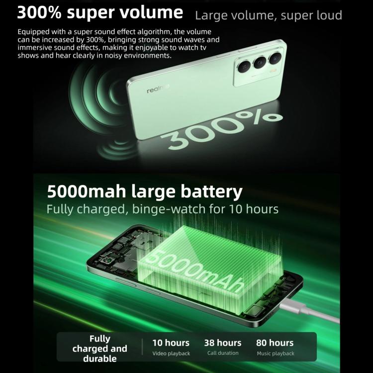 Realme V70, 8GB+256GB, 6.67 inch Realme UI 6.0 Android 15 Dimensity 6300 5G Octa Core, Network: 5G, 8GB+256GB