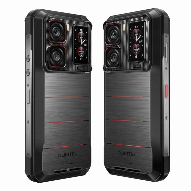Oukitel WP300 Rugged Phone with Watch, 12GB+512GB, 6.8 inch Android 15 MediaTek Dimensity 7050 Octa Core, NFC, OTG, Network: 5G