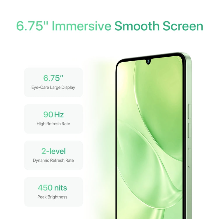 UMIDIGI G9 5G, 6GB+128GB, Side Fingerprint & Face ID Identification, 6.75 inch Android 14 UNISOC T765 Octa Core, Network: 5G (Galaxy White)