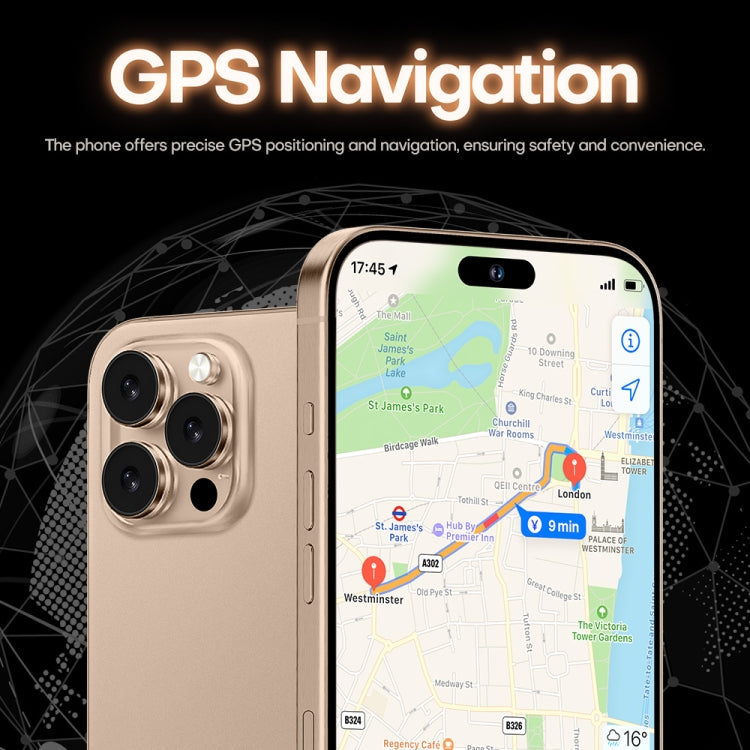 i16 Pro Max / A08A, 3GB+64GB, 6.73 inch Screen, Face Identification, Android 8.1 MTK6753 Octa Core, Network: 4G, Dual SIM, EU Plug, i16 Pro Max / A08A, EU Plug