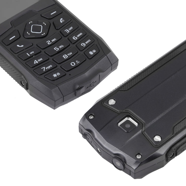 IP68 Waterproof Dustproof Shockproof, 2.4 inch, MTK6261D, 2000mAh Battery, SOS, FM, Dual SIM