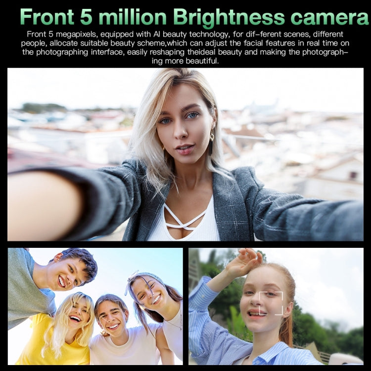 Face Identification, Android 8.1 MTK6753 Octa Core, Network: 4G, 3GB+64GB