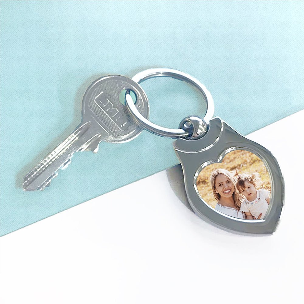 Personalised Memories With Mum Photo Keyring