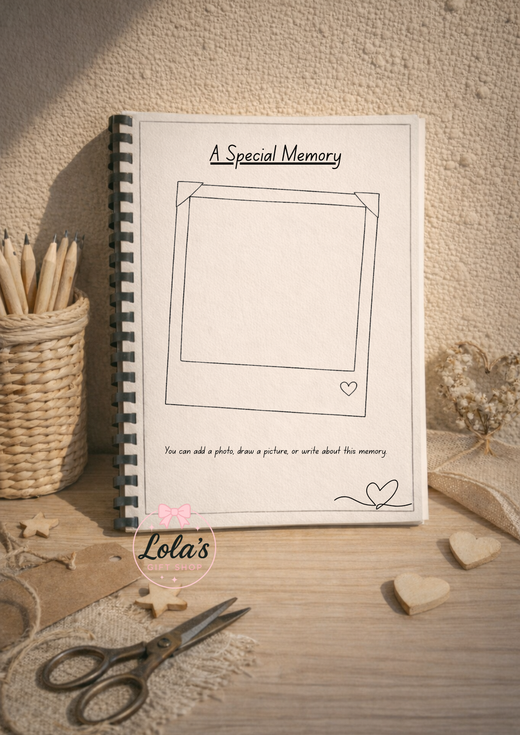 Personalised Letters to Heaven Memory Book