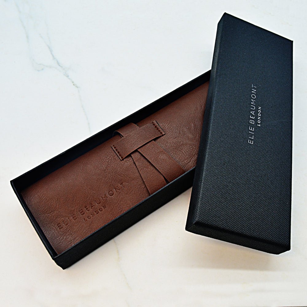 Modern - Vintage Personalised Leather Watch In Stone