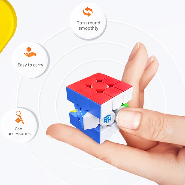 GAN330 Cube Keychain Puzzle Profissional Cube Educational Toy, Size:3x3x3cm