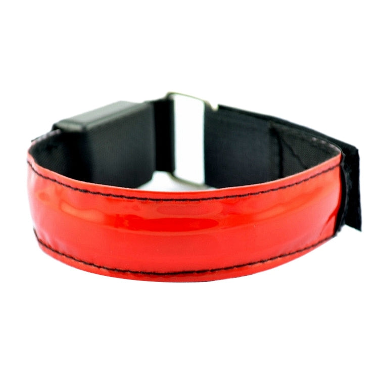 LED Flash Safety Reflective Nylon Light Rechargeable Sports Wrist Belt, Rechargeable Red, Rechargeable Yellow, Rechargeable Green, Rechargeable Blue