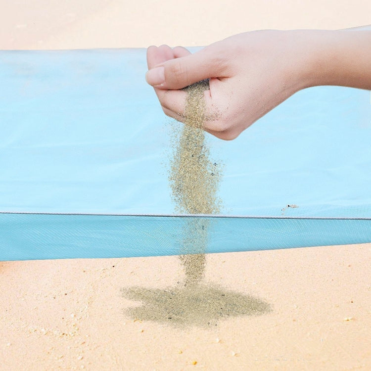 Sand Free Mat Lightweight Foldable Outdoor Picnic Mattress Camping Cushion Beach Mat, Size: 2x2m, 2 x 2m(Pink), 2 x 2m(Green), 200x200m Blue