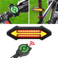 Bicycle Tail Light Intelligent Wireless Remote Control Turn Signal Warning Light, Turn Signal Warning Light
