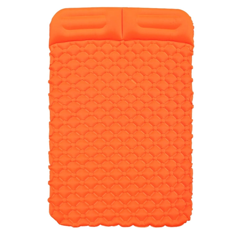 Ordinary Type Outdoor Camping Peripheral Inflatable Cushion Portable TPU Inflatable Double Bed, Size: 195 x 119 x 16cm, Ordinary Type Dark Blue, Ordinary Type Orange, Ordinary Type Emerald, Ordinary Type Peacock Blue