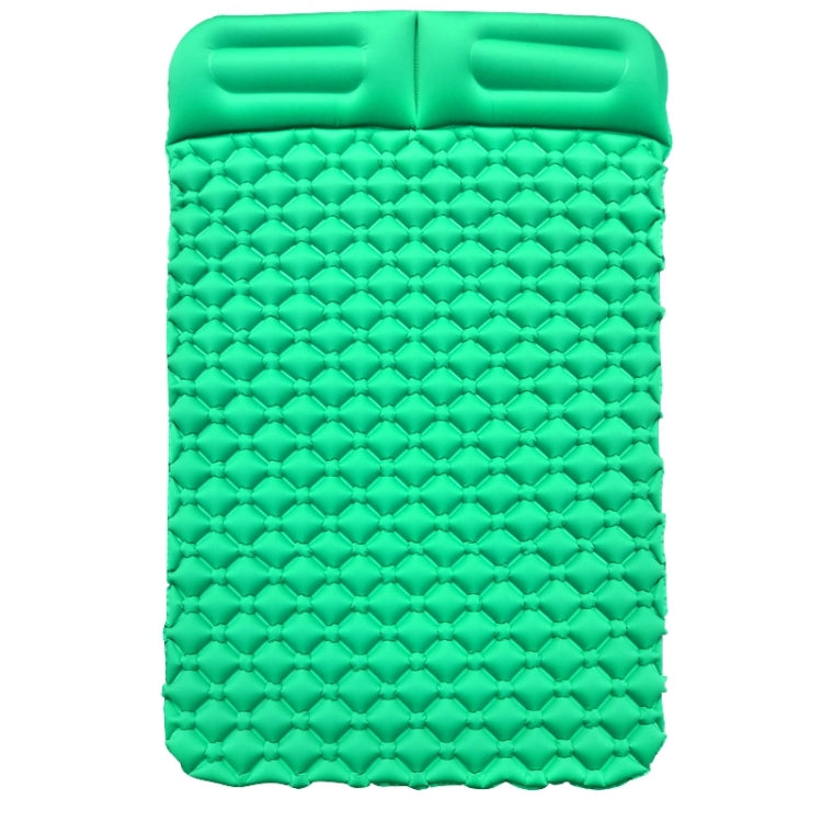 Ordinary Type Outdoor Camping Peripheral Inflatable Cushion Portable TPU Inflatable Double Bed, Size: 195 x 119 x 16cm, Ordinary Type Dark Blue, Ordinary Type Orange, Ordinary Type Emerald, Ordinary Type Peacock Blue