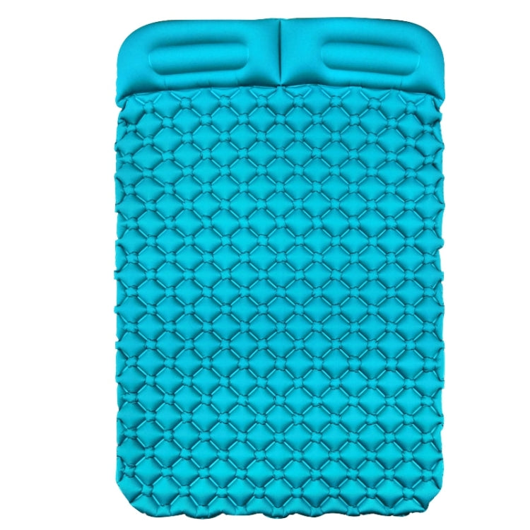 Ordinary Type Outdoor Camping Peripheral Inflatable Cushion Portable TPU Inflatable Double Bed, Size: 195 x 119 x 16cm, Ordinary Type Dark Blue, Ordinary Type Orange, Ordinary Type Emerald, Ordinary Type Peacock Blue