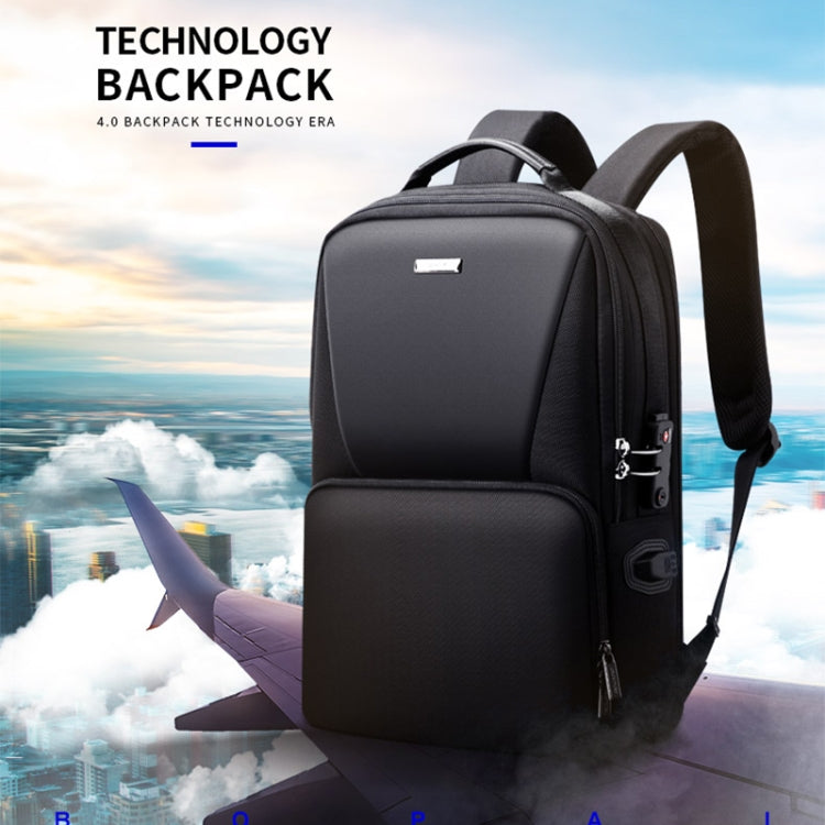 Bopai 61-02511 Business Travel Breathable Waterproof Anti-theft Man Backpack, Size: 30x15x44cm, 61-02511